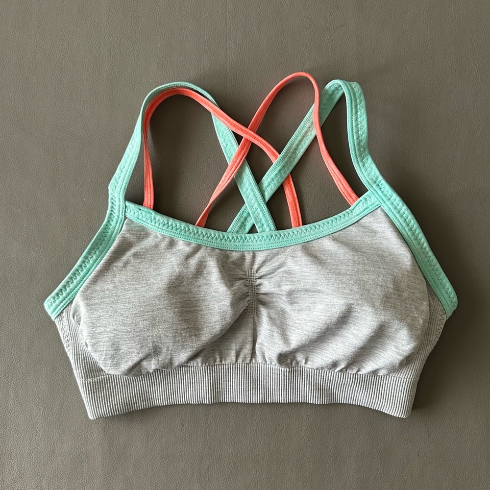 Victoria’s Secret Sport Ultimate Strappy Gray Sports Bra